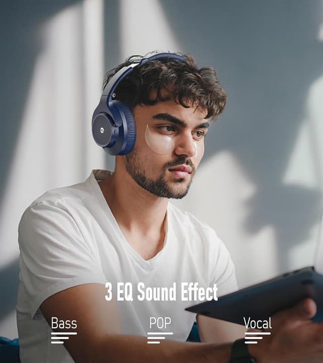 Thumbnail 2 de Rebocico Over Ear Wireless Bluetooth Headphones