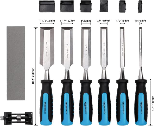 Thumbnail 1 de Amazon Basics Jeu 8 ciseaux 6‑38 mm 🛠