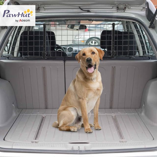 Detalle 2 de Grille de séparation voiture PawHut 91-152L