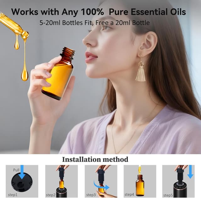 Thumbnail 5 de Diffusore oli essenziali mini 20 ml con batteria 2000 mAh