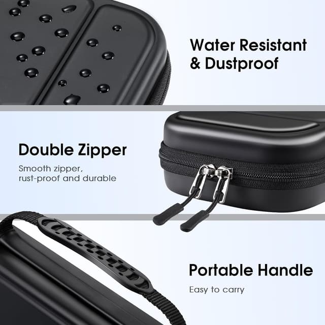 Thumbnail 6 de FINTIE Étui pour Nintendo Switch 2 (2025) + 2 verres trempés (EVA antichoc) avec emplacements cartes et poche intérieure