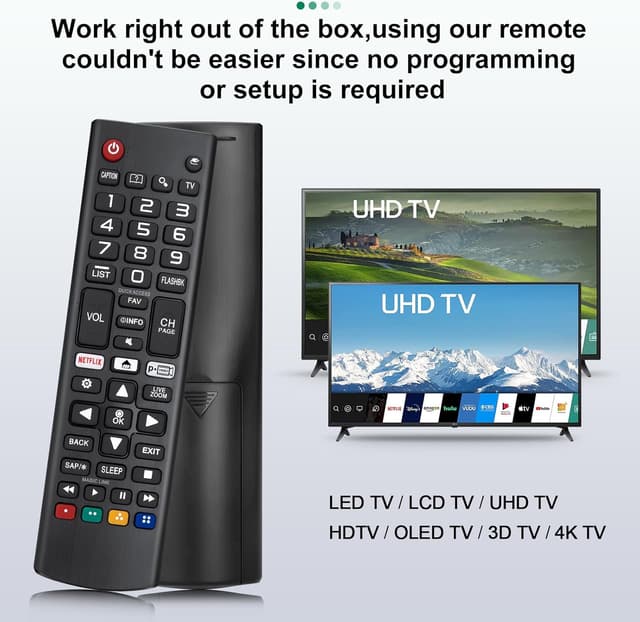 Detalle de LG Smart TV Remote Replacement Pack 2