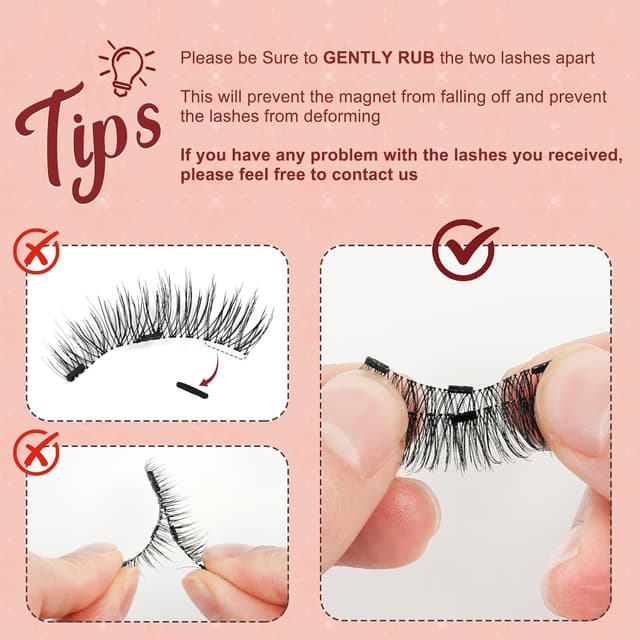 Thumbnail 6 de Higu clace Magnetic Eyelashes (A06) with Applicator — Soft Magnetic Lashes for a Natural Look