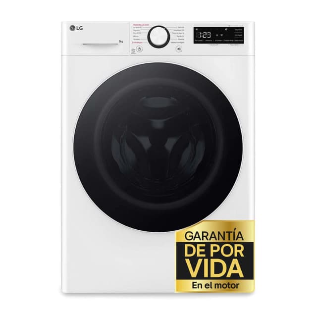 Detalle de LG F4WR6009A0W lavadora 9 kg 1400 rpm TurboWash