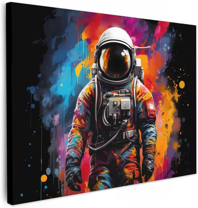 Imagen de Impression sur toile 80x60 cm astronaute en OfertitasTOP
