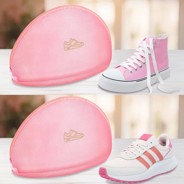 Thumbnail 7 de ecooe 2 unidades de red lavandería rosa 👜 para zapatos