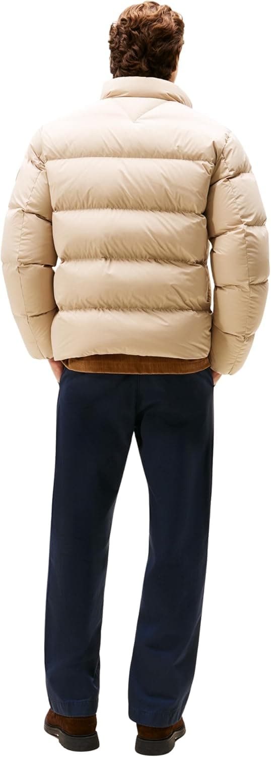 Detalle 2 de Tommy Hilfiger Men’s Down Stand Puffer Jacket (MW0MW40615) – lightweight quilted warmth