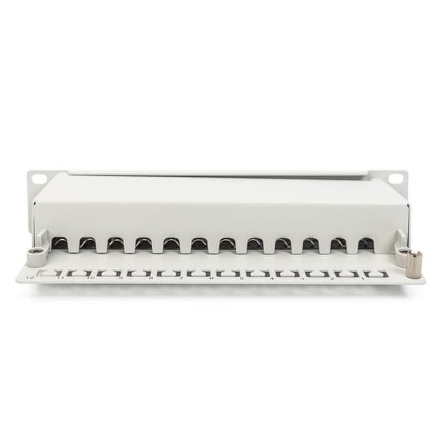 Detalle 2 de Digitus Panel 10" de 12 puertos FTP Cat 6A 1U gris