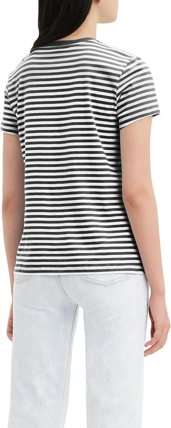 Detalle 2 de Levi's Perfect Tee Raita Stripe para Mujer - XL 🌟