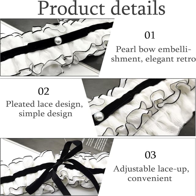 Detalle de LIANCHEN Gestrickte Vorhang Halter 48 cm