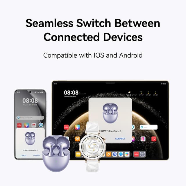 Thumbnail 6 de HUAWEI FreeBuds 6 wireless earbuds, 36H