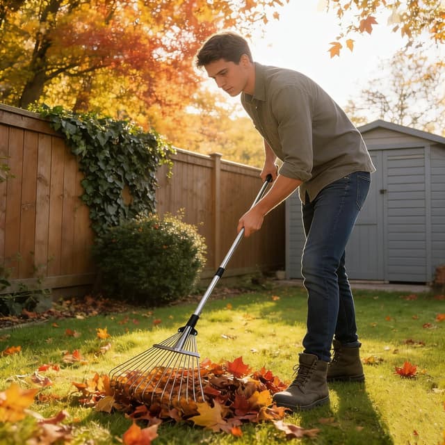 Thumbnail 6 de TIKTALK Adjustable Leaf Rake (85–175cm) with Expandable Head, for Lawns & Tight Spaces