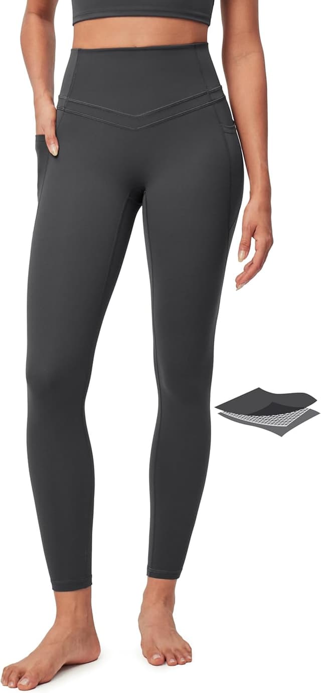 Detalle de IUGA Compression Leggings 5.9" High Waist 🧘♀
