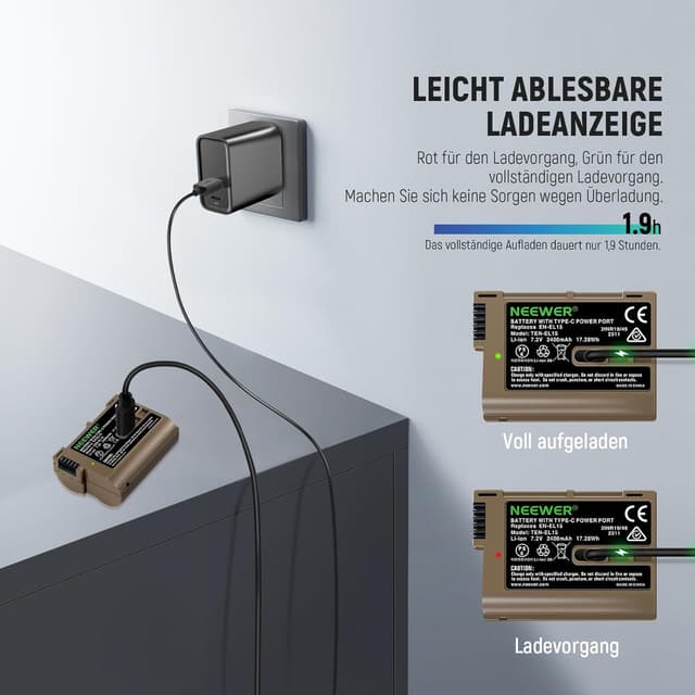 Thumbnail 4 de NEEWER EN-EL15c Akku 2400 mAh