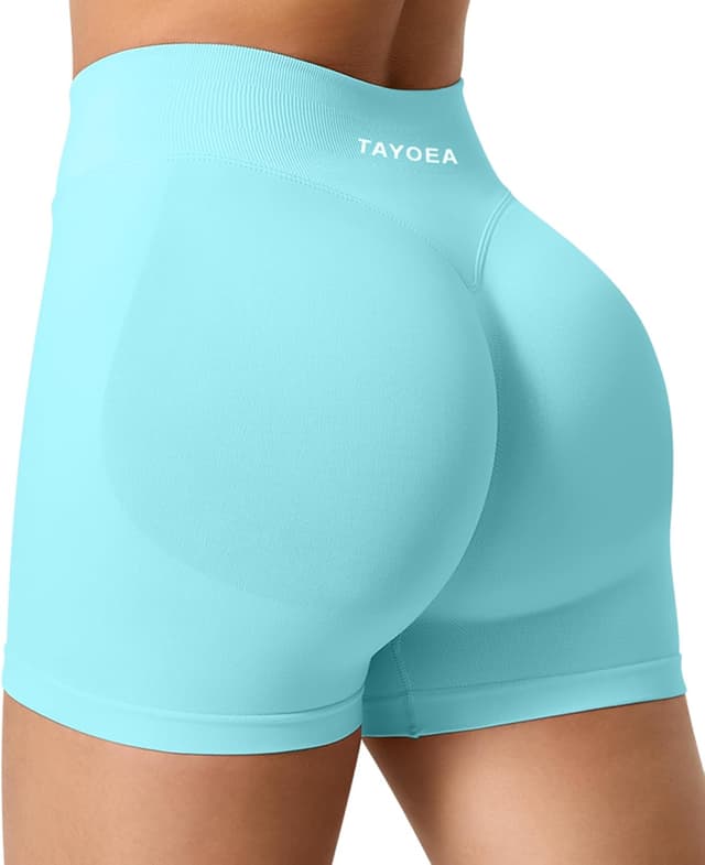 Thumbnail 1 de TAYOEA Sport Shorts Damen Scrunch – Nahtlose Push-up Radlerhose für Training & Alltag