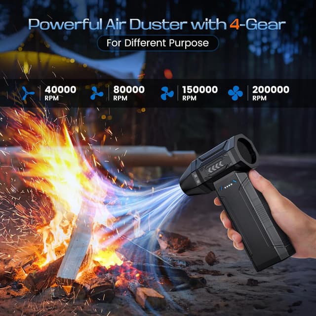 Thumbnail 3 de CCmall T0300 200000 RPM soplador aire comprimido