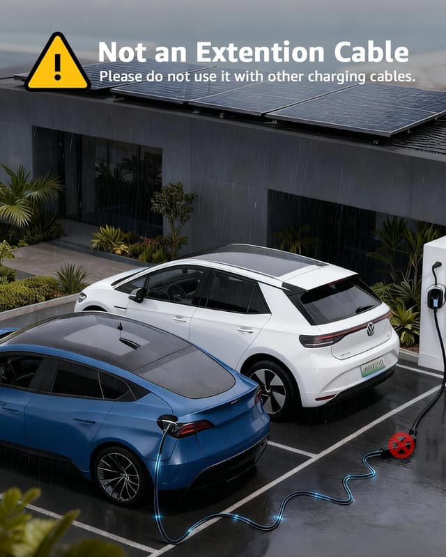 Detalle 2 de bokman Type 2 EV Charging Cable 32A, 5m