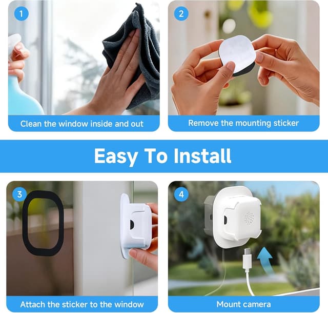 Detalle 2 de Window Camera 3MP 2K security camera