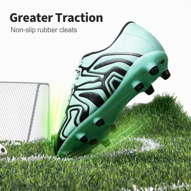Detalle 2 de DREAM PAIRS Youth Firm Ground Soccer Cleats for Boys & Girls (Little/Big Kids)