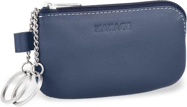 Detalle de Schlüsseletui mit 2 Reißverschlussfächern