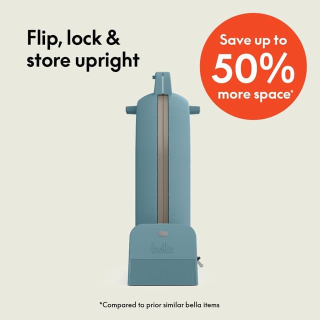 Detalle de bella Flip-n-Store Waffle Maker with EverGood™ Ceramic Nonstick Coating (7” Plates, 1000W)