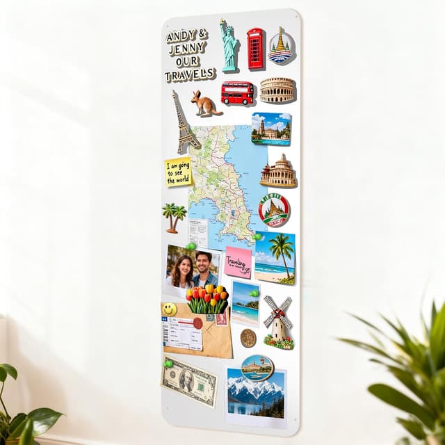 Detalle de LYZZXI Magnettafel 30 x 70 cm