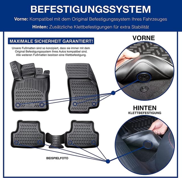 Thumbnail 6 de Elmasline MG4 alfombrillas 3D goma bordes altos