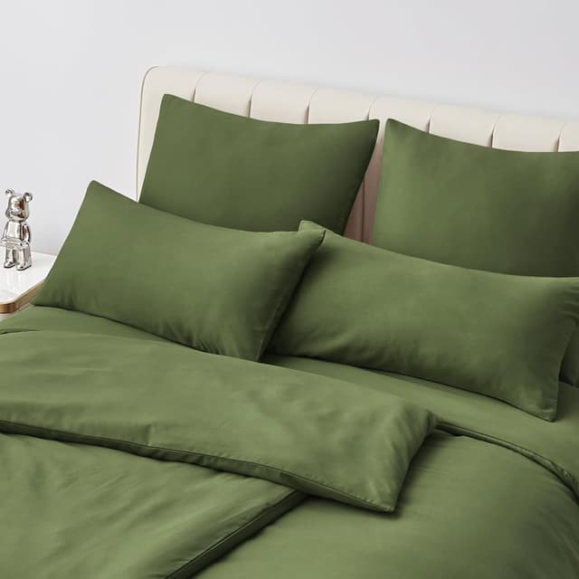 Detalle 2 de Aisbo Kissenbezug 40 x 80 Olivgrün