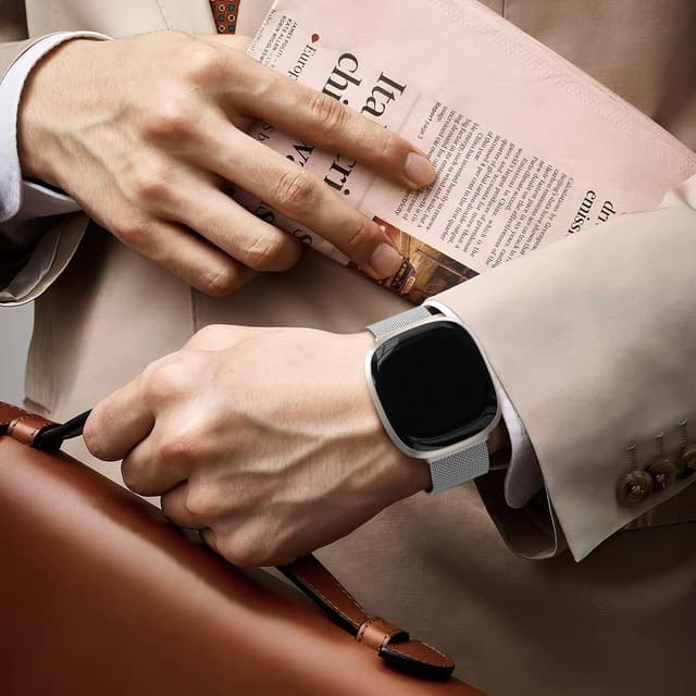 Thumbnail 5 de Yoohoo Straps Fitbit Versa 3 adjustable stainless steel 1 strap