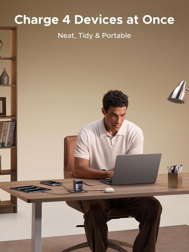 Detalle 2 de UGREEN Nexode 100W USB-C charger with retractable cable