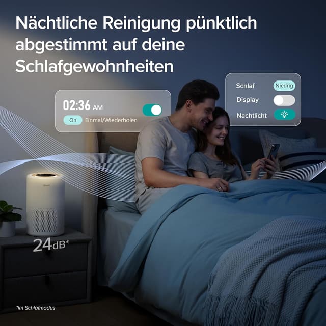Thumbnail 5 de LEVOIT Luftreiniger 3‑in‑1 HEPA Filter für Schlafzimmer