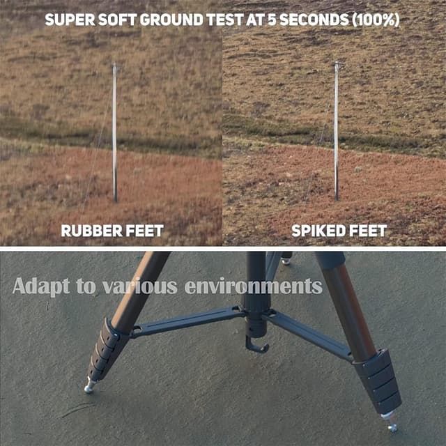 Thumbnail 4 de KINGJOY 75" Camera Tripod Lightweight for DSLR