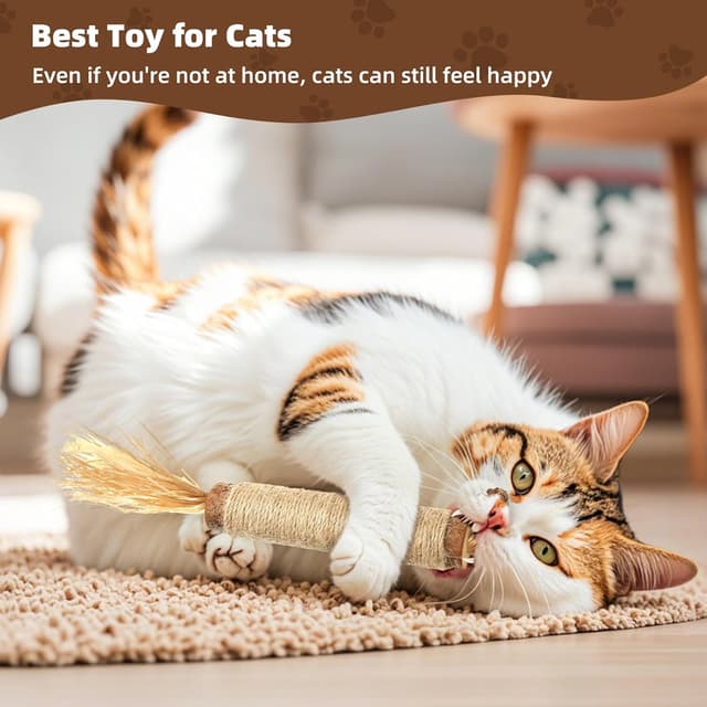 Detalle 2 de Hnjindong cat chew dental sticks with silvervine (large) for indoor cats