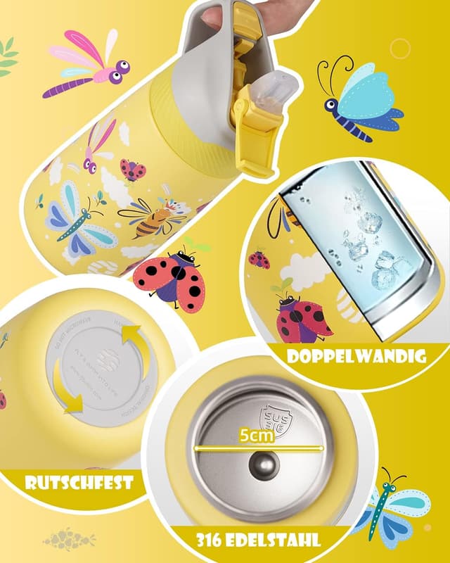 Thumbnail 2 de Fjbottle Niños 350ml Botella de agua segura