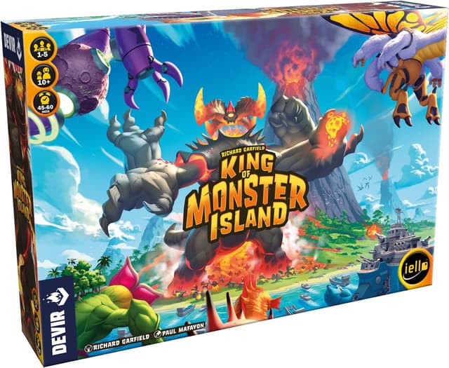 Detalle de Devir King of Monster Island juego cooperativo