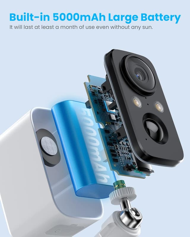 Thumbnail 5 de FOAOOD Telecamera Wi-Fi 5000 mAh