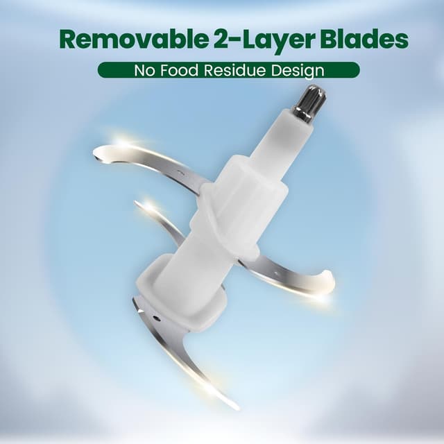 Thumbnail 3 de BUMET Electric food processor 500W with 8cup bowls 🍽