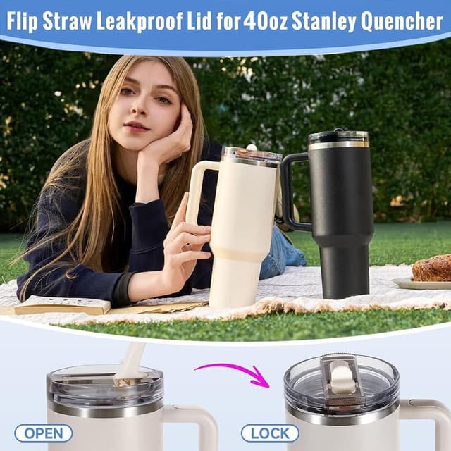 Thumbnail 5 de Stanley Cup Deckel Ersatzdeckel 2er Set 40oz