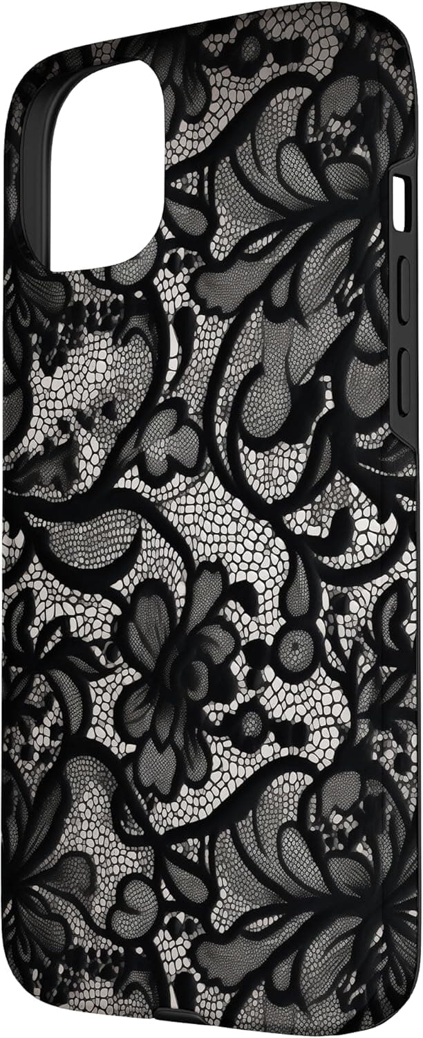 Detalle 2 de Coque iPhone 15 Plus dentelle noire