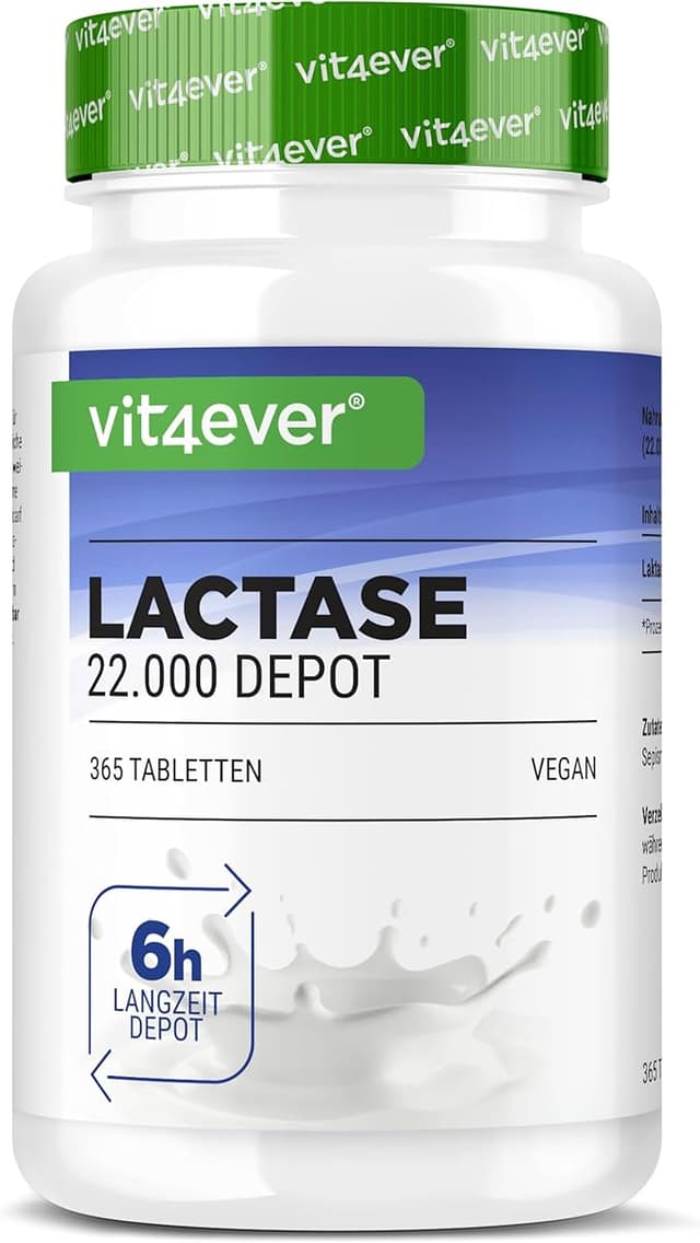 Detalle de Lactase 22.000 Depot 🍼 Comprimidos de liberación lenta 365
