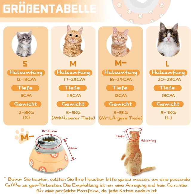 Thumbnail 1 de Supet Halskrause Katze M Orange