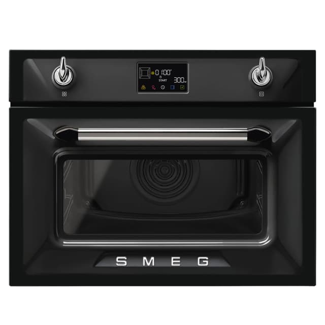 Detalle de Smeg SO4902M1N horno compacto 45 cm