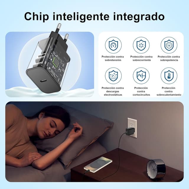 Detalle 2 de DGVERS 45W Cargador USB-C para Samsung 45W