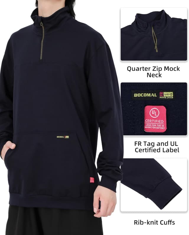 Thumbnail 1 de BOCOMAL FR Hoodies 8.0 ATPV Mock Neck