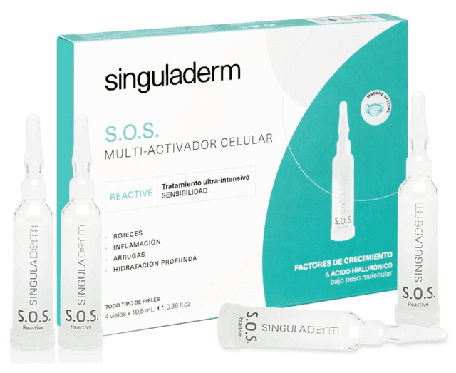 Imagen de Singuladerm S.O.S. Tratamiento Pieles Intolerantes - 4 uds en OfertitasTOP