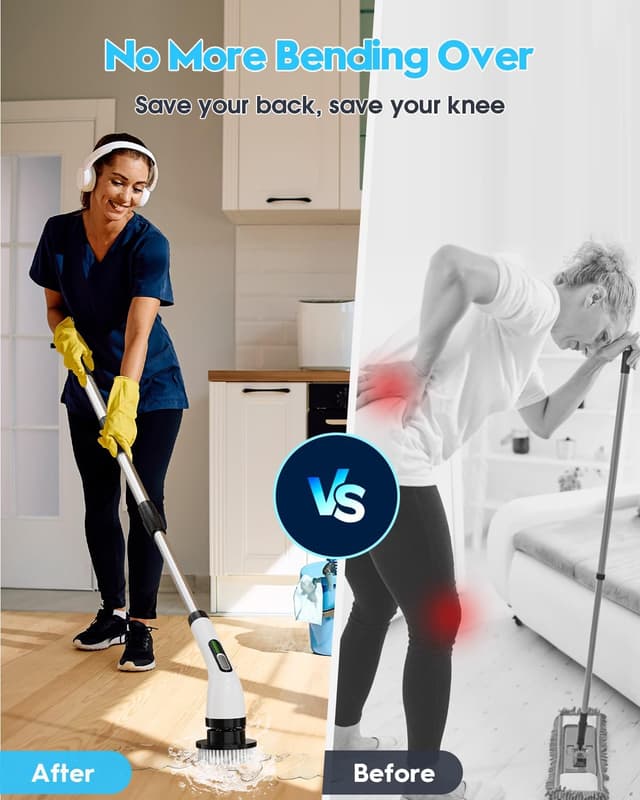 Thumbnail 6 de Highyes Electric Spin Scrubber for Bathroom