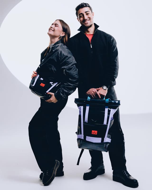 Detalle de Johnny Urban Ashton Zaino rolltop con porta PC 16" e scomparto scarpe, idrorepellente