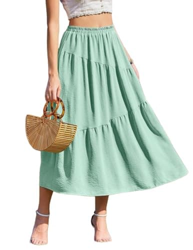 Imagen de Zeagoo Jupe longue élégante avec poches ⚙ en OfertitasTOP