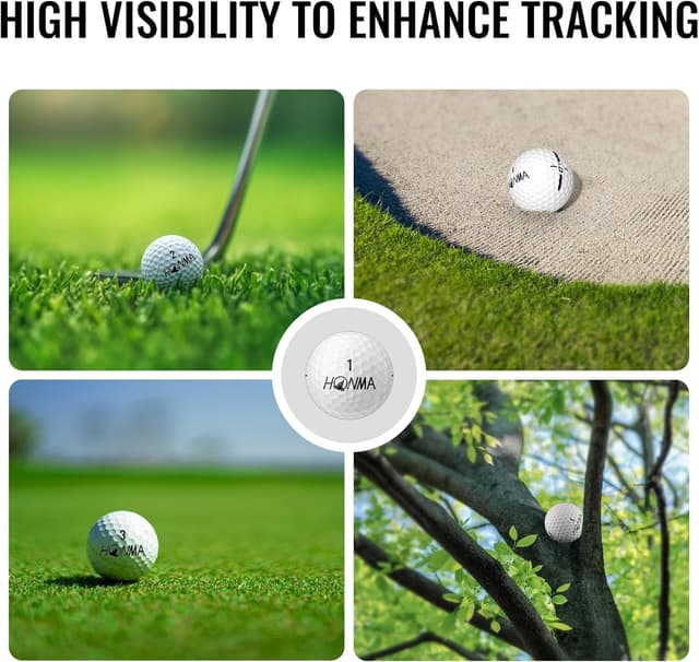 Thumbnail 5 de Honma D1 Distance 1 dozen golf balls ⛳