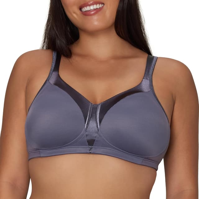 Detalle de Playtex Women’s Wireless Bra (18 Hour Plus-Size) T-Shirt Bra with TruSUPPORT, Full Coverage